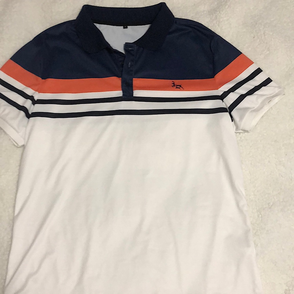 SHEIN mens stripped polo